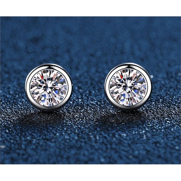 1 CT GRA CERTIFIED BUBBLE STYLE ROUND BRILLIANT