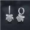 Image 2 : 2 CT GRA CERTIFIED BOW STYLE ROUND BRILLIANT
