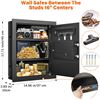 Image 2 : NEW ELECTRONIC WALL SAFE - 17.72" - FIREPROOF