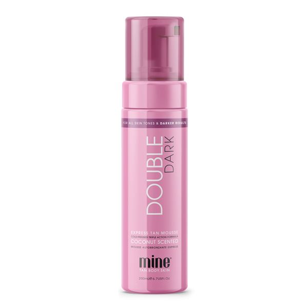 NEW 200ML DOUBLE DARK EXPRESS TAN MOUSSE