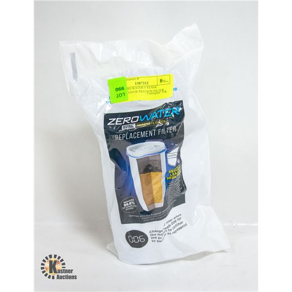 NEW ZERO WATER 5 STAGE ADVANCED FILTRATION FILTER