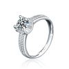 Image 5 : 1 CT GRA CERTIFIED ROUND BRILLLIANT MOISSANITE 925S