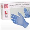 Image 1 : NEW 100 GLOVES LARGE NITRILE EXAM GLOVES