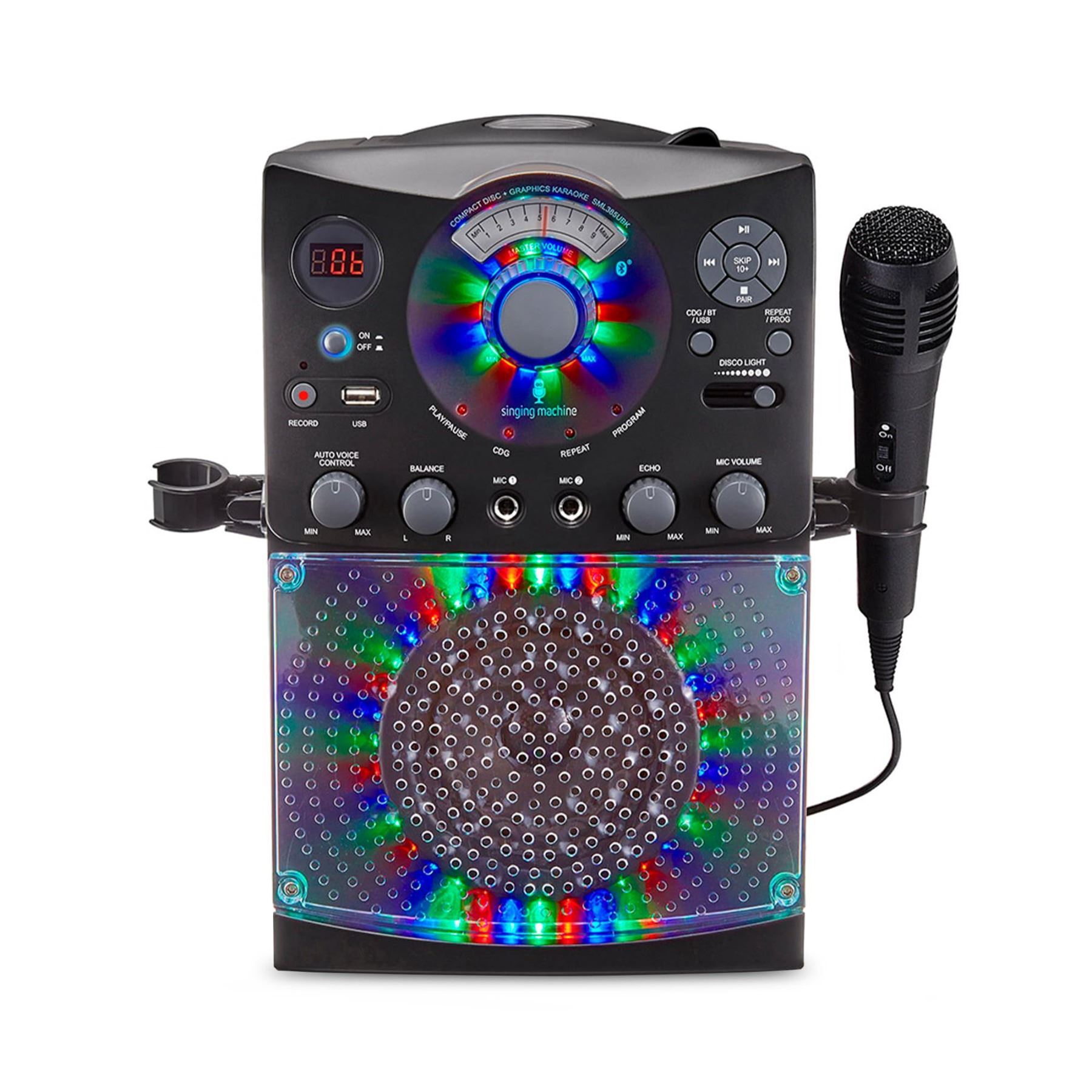 Disco Integrated Machine NEW SINGING MACHINE DISCO LIGHT MACHINE BLACK