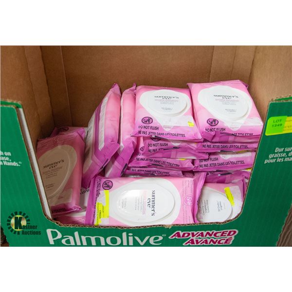 NEW BOX WITH 17 PACKS OF SUMMERS EVE SIMPLY