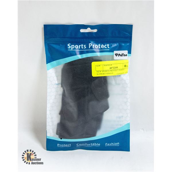 NEW SPORTS PROTECT WRIST SUPPORT SINGLE