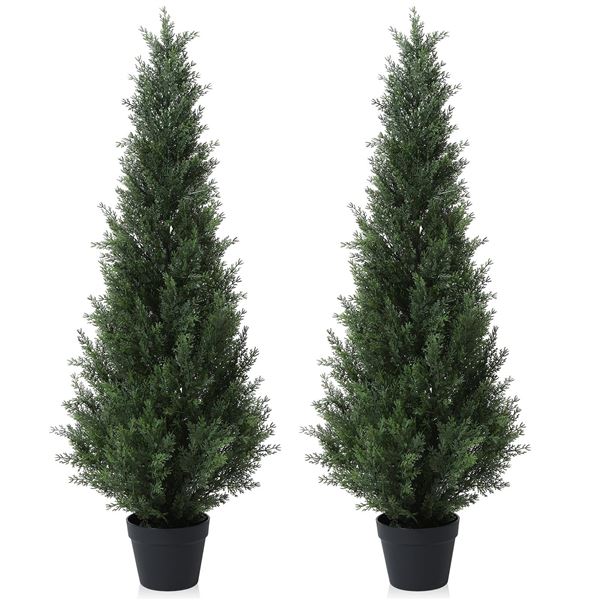 NEW LAIWOT ARTIFICAL FAKE CEDAR TREE 4 FT 2 RACK