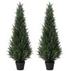 Image 1 : NEW LAIWOT ARTIFICAL FAKE CEDAR TREE 4 FT 2 RACK