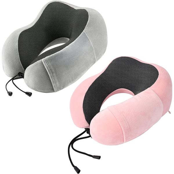 NEW URNEXTTOUR 2 PACK OF NECK TRAVEL PILLOWS