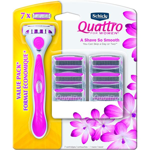 NEW SCHICK QUATTRO FOR WOMEN VALUE PACK