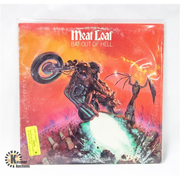 MEAT LOAF BAT OUT OF HELL 1977 LP VINYL RECORD
