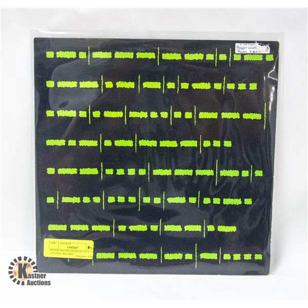 ROGER WATERS RADIO K.A.O.S. 1987 LP VINYL RECORD