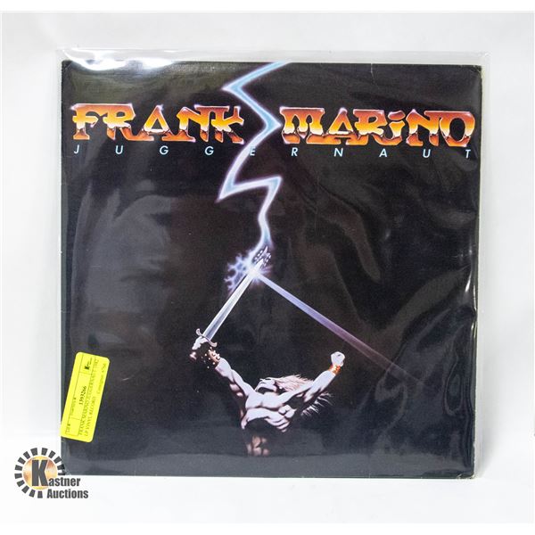 FRANK MARINO JUGGERNAUT 1982 LP VINYL RECORD