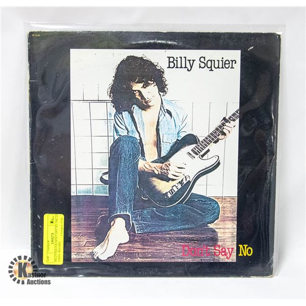 BILLY SQUIER DON'T SAY NO 1981 LP VINYL RECORD