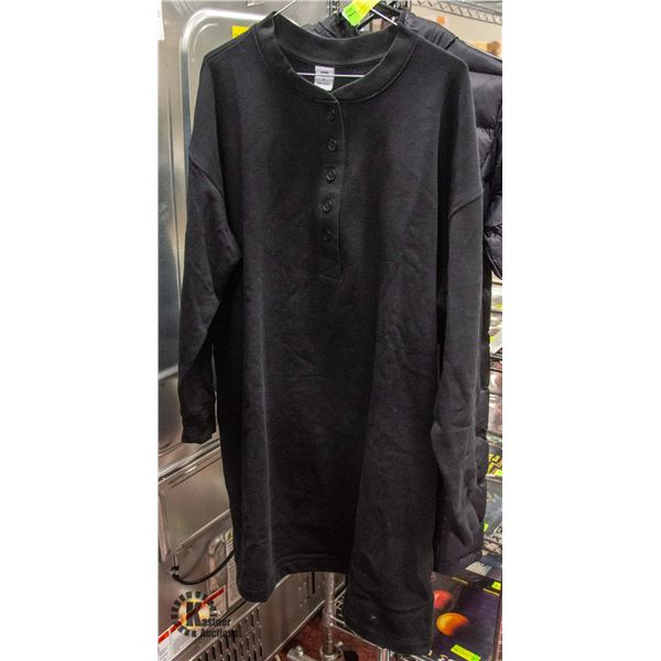 NEW AMAZON ESSENTIALS WOMEN'S KNITTED DRESS BLACK