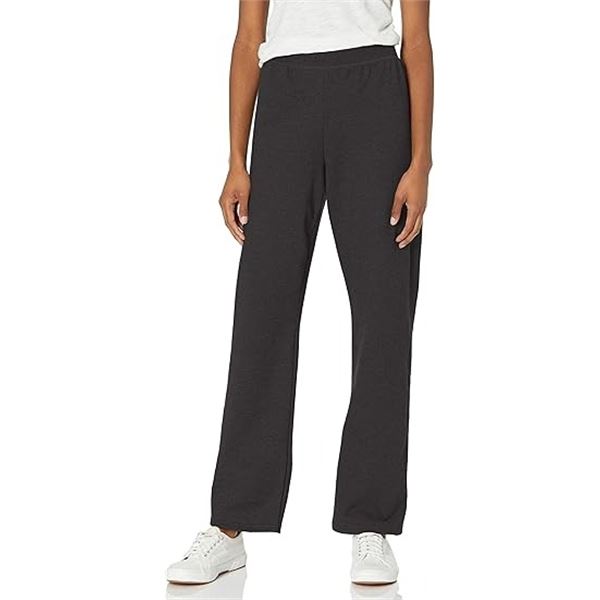 NEW HANES ECOSMART WOMEN OPEN BOTTOM SWEATPANTS