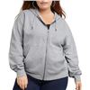 Image 1 : NEW HANES WOMENS ORIGINALS PLUS SIZE ZIP UP HOODIE