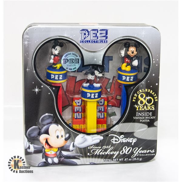 NEW PEZ MICKEY 80 YRS COLLECTOR