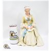 Image 1 : CYBIS "ABIGAIL ADAMS" PORCELAIN FIGURINE 10"
