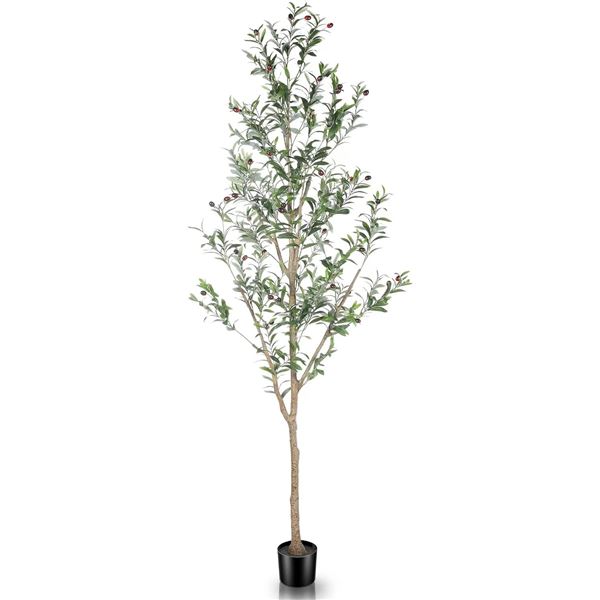 NEW LYERSE 60" TALL FAUX OLIVE TREE