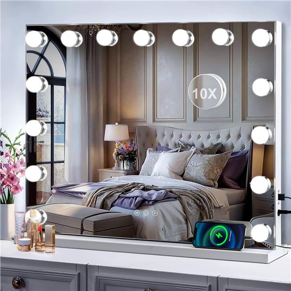 NEW HOLLYWOOD LED MAKEUP MIRROR 23" X 18"