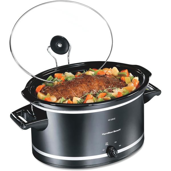 NEW HAMILTON BEACH 8QT SLOW COOKER WITH LID