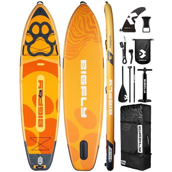 NEW BIGFLY PET FAMILY INFLATABLE PADDLEBOARD 11'6"