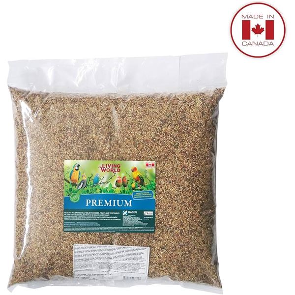 NEW 20LBS LIVING WORLD PREMIUM MIX BIRD SEED