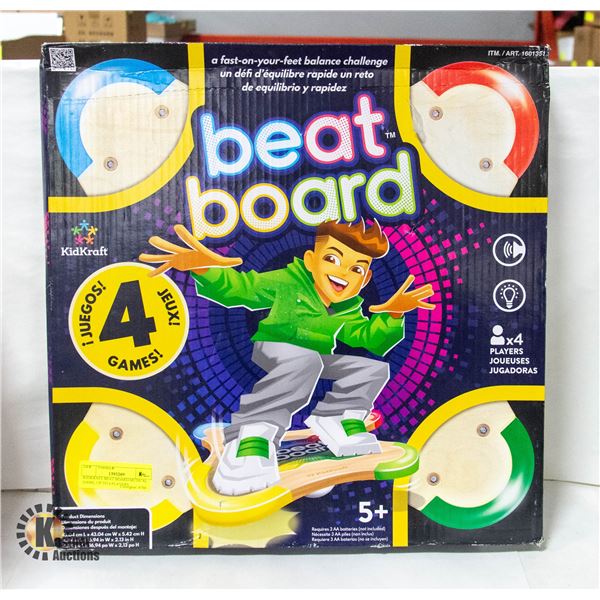 KIDKRAFT BEAT BOARD MUSICAL GAME, UP TO 4 PLAYERS