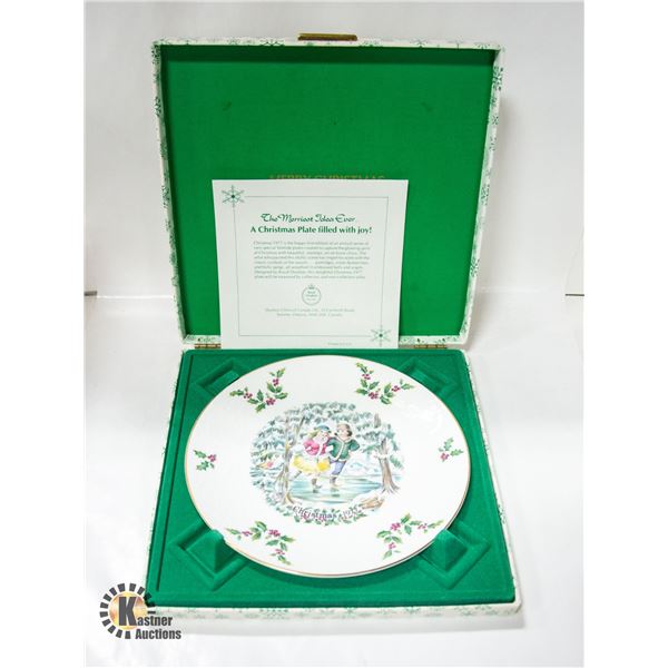1977 ROYAL DOULTON 1ST EDITION YULETIDE PLATE