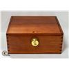 Image 1 : NEW SHOMORY SOLID WOOD LOCKING STASH BOX W/