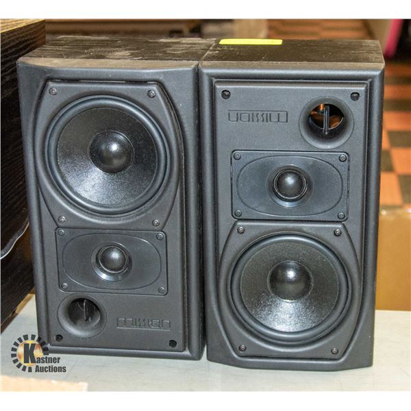 SMALL PAIR OF MISSION 731 BOOKSHELF SPEAKER
