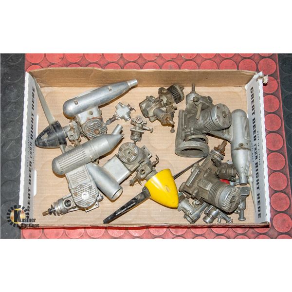 FLAT OF MODEL PLANE ENGINES