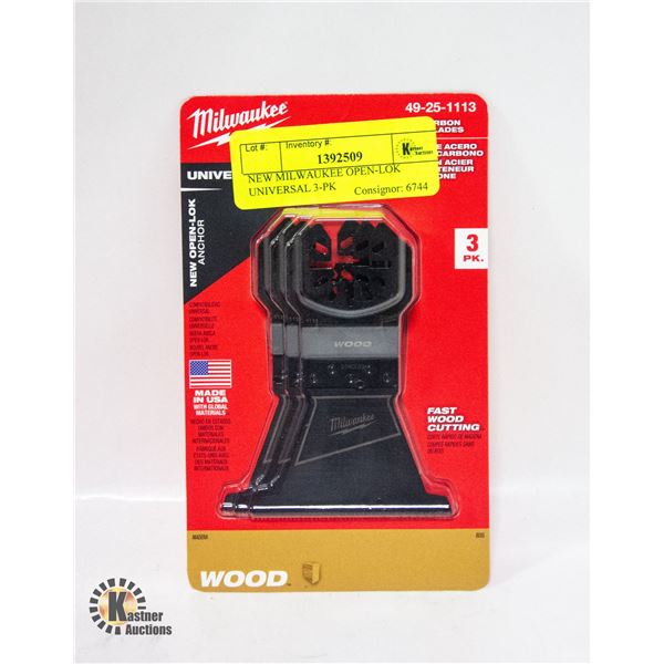 NEW MILWAUKEE OPEN-LOK UNIVERSAL 3-PK