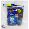 Image 1 : BLACK CREW SOCKS 12-16 SIZE 6-PACK