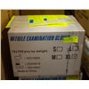 Image 1 : NEW CASE OF NITRILE EXAMINATION GLOVES SIZE XL