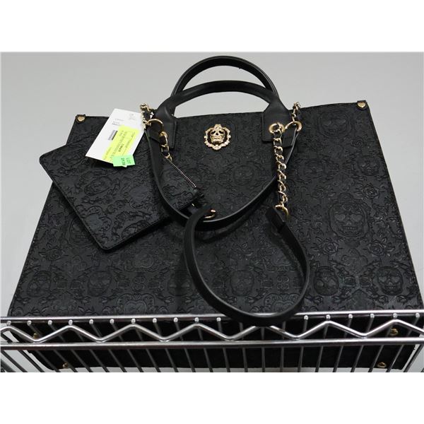 NEW BETSEY JOHNSON BLACK PURSE