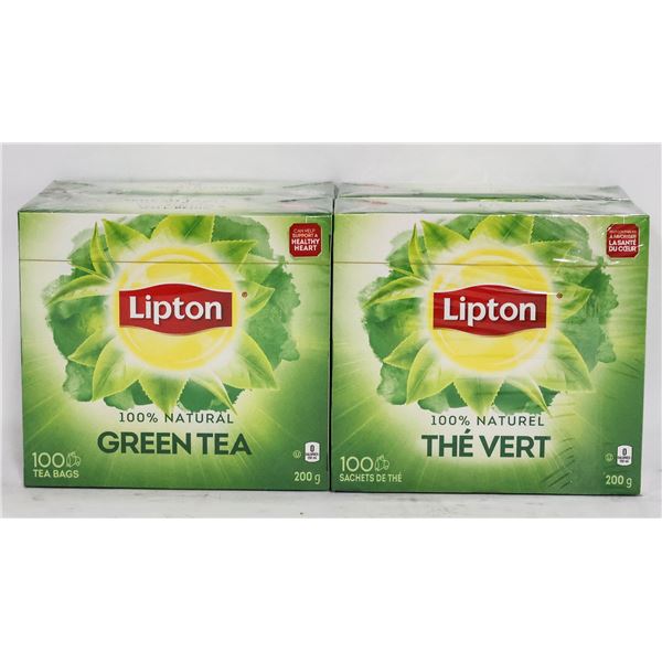 4 BOXES OF LIPTON GREEN TEA BB MARCH 14, 2025
