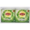 Image 1 : 4 BOXES OF LIPTON GREEN TEA BB MARCH 14, 2025