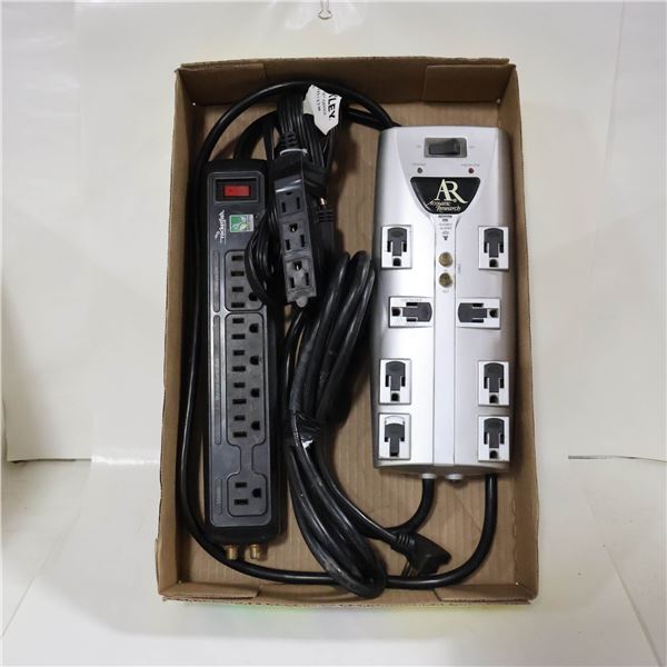 2 POWER BARS PLUS EXTENSION CORD