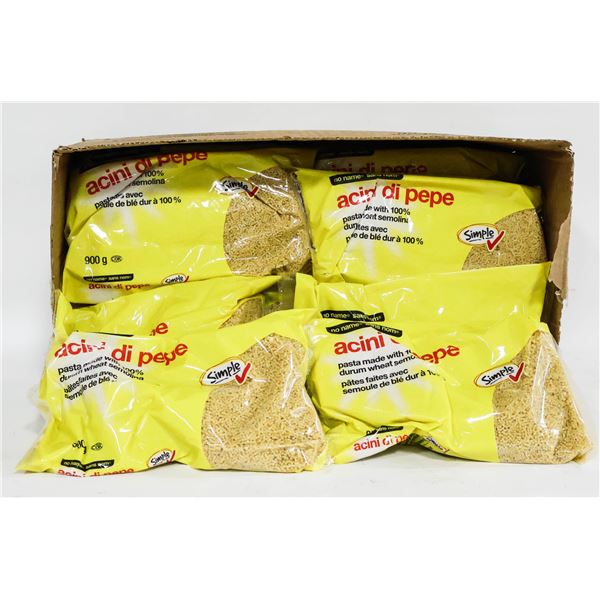 24 POUNDS, 12 BAGS ACINI DE PEPE PASTA BB JAN 2025
