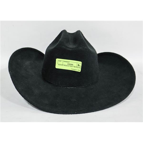 ESTATE PIGALLE SIZE 7 BLACK FELT