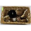 Image 1 : BASKET FULL OF CRAFT FUR ALL TOGETHER