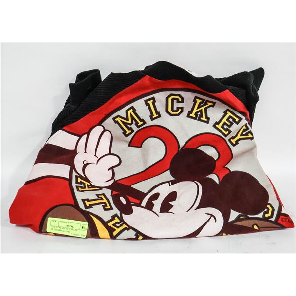 ADULT M MICKEY MOUSE LETTERMAN COAT