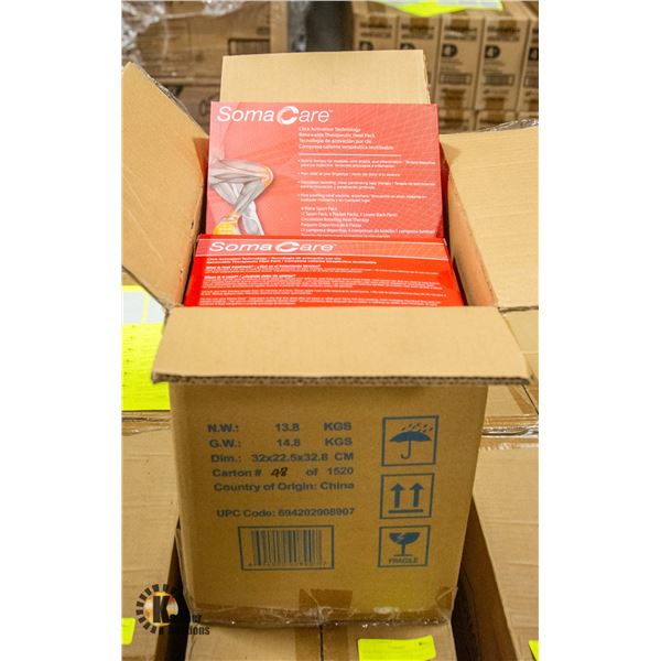 NEW CASE WITH 8 BOXES OF 6PC SOMA CARE SPORT CLICK