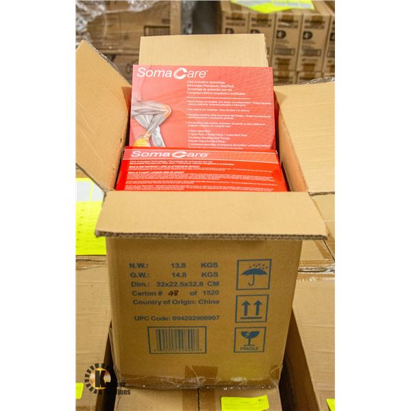 NEW CASE WITH 8 BOXES OF 6PC SOMA CARE SPORT CLICK