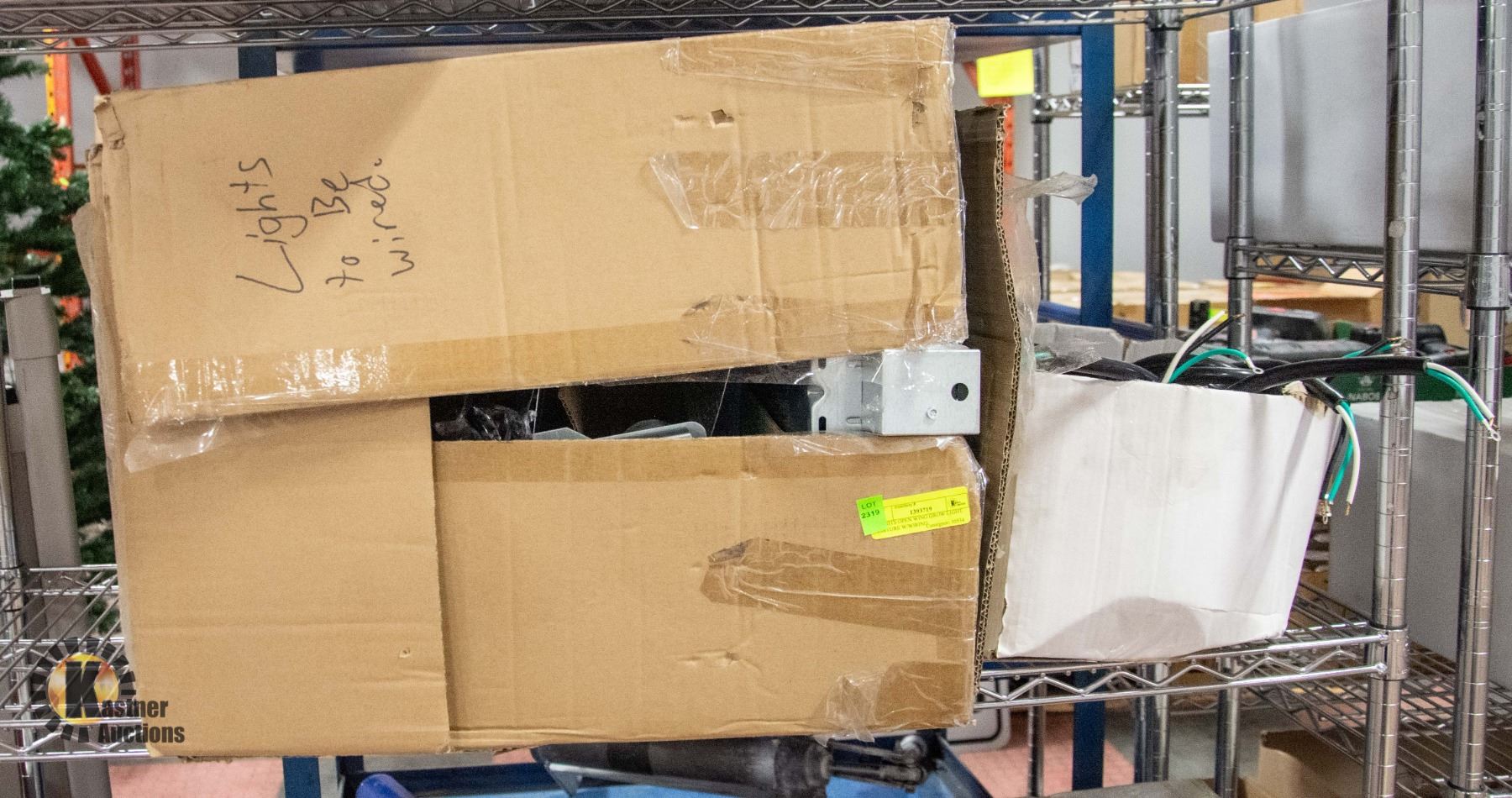 8 UNITS OPEN WING GROW LIGHT FIXTURE W/WIRING