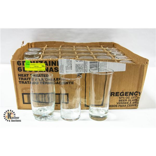 CASE OF MISC GLASS WARE