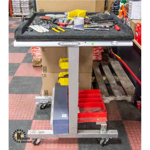 TOOL CART WITH CONTENTS H-43.5" W-26" L-33"