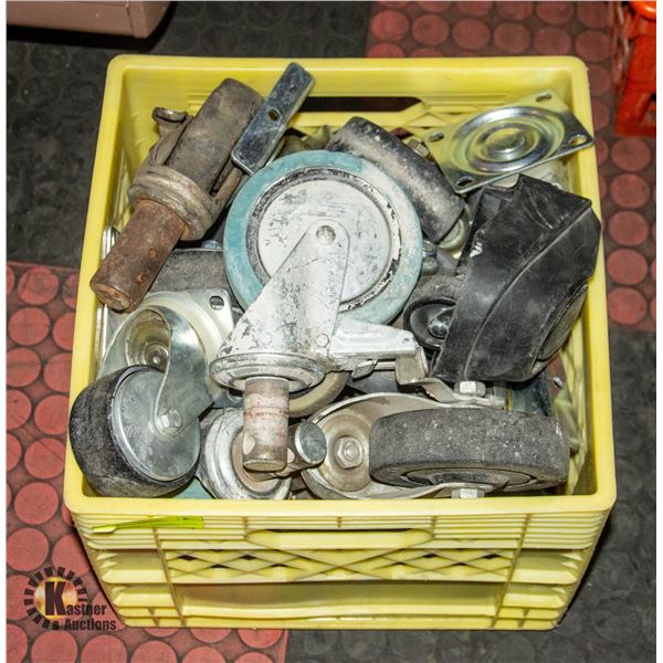 LOT OF CASTORS
